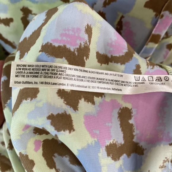 (A55) Free People Intimately Goddess Sleep Shirt in Soft Lime Combo, Sz S, NWT - Picture 8 of 9